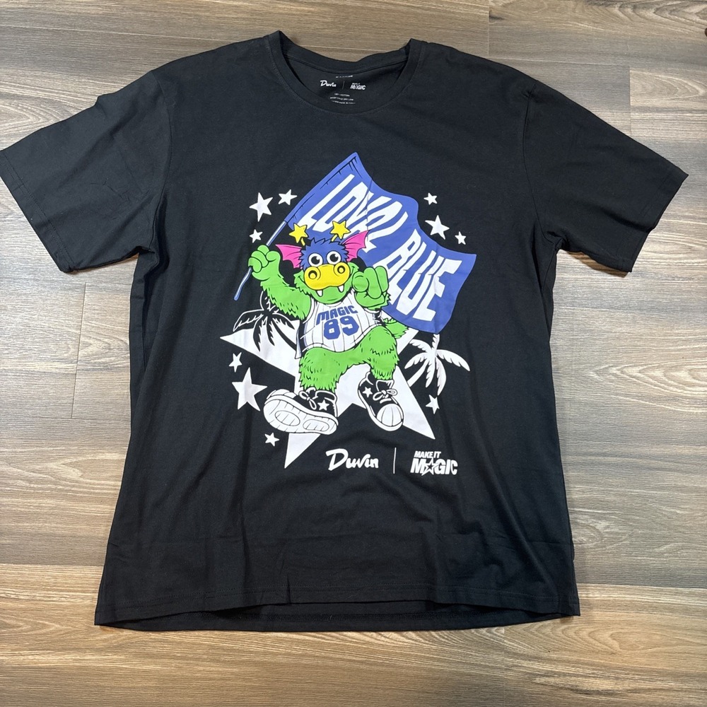 Duvin x Orlando Magic Stuff' Graphic T Shirt Size XL